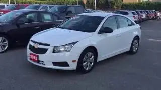 2012 Chevrolet Cruze LS Summit White Roy Nichols Motors Courtice ON