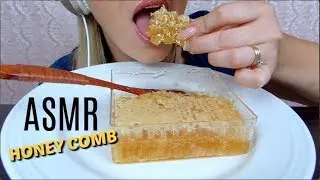 ASMR Raw Honey Comb * EXTREME STICKY SOUNDS (Whispering) | Eating Sounds | EatWithJas91