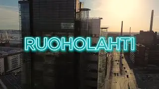 Drone Flight in Ruoholahti Helsinki Finland | Drone Video 4K | Dji Mini 3
