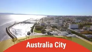 Australia Beautiful City Besides Ocean. || Australia in 4k videos with relaxing music.