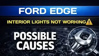 Внутреннее освещение Ford Edge не работает &ndash; распространенные причины неисправности электропроводки.