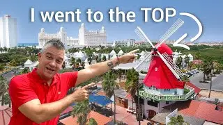 Dining at the DUTCH WINDMILL in ARUBA - PALM BEACH