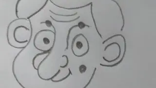 Mr bean cartoon character easy drawing ##mrbean##✏️