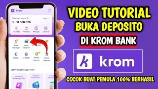 CARA BUAT DEPOSITO DI KROM BANK TERBARU 