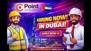Dubai Overseas Jobs 2025 | Point Contracting Hiring | High Salary Gulf Jobs | Apply Now