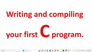 FIRST C PROGRAM - HELLO WORLD PROGRAM  #codes #clanguage #course #cprogrammingvideo