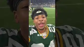 Carrington shouts out PACKERS NATION after the win!