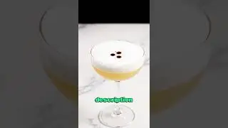 That Satisfying Pisco Sour Shake #ASMR #cocktail
