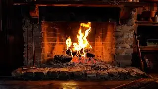Домашний камин 12 часов 🔥 Уютные потрескивающие звуки огня [без музыки]