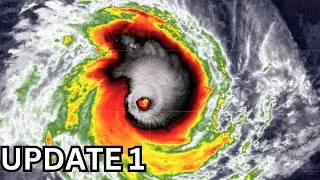 Cyclone Courtney Rapidly Intensifies...