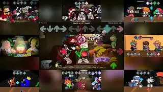 Friday Night Funkin' (MX vs. Lord X vs. Hypno) - Pasta Night but it's a COVER MASH-UP [#68]