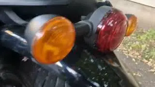 Royal enfield hunter chain adjustment and tyre alignment tutorial. English. 