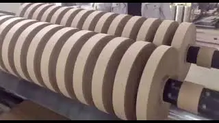 Kraft Paper Slitting Machine, Surface Rewinding, Narrow slitting, Strip Paper Slitting and Rewinding