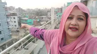 ছাদে উঠে দেখি এলাকার মধ্যে গায়ে হলুদের প্যান্ডেল সাজানো হচ্ছে।