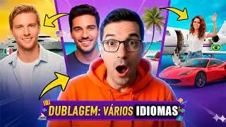Usei Esta IA Para Dublagem de Videos e Criei em 10 Idiomas!