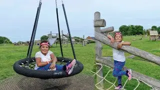 Outdoor Playground Fun Video For Children With Isabel and Friends | Entertainment for Kids