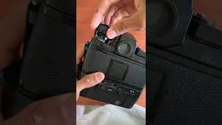 Loading my Nikon F3 for the first time #cameras #shorts #asmr
