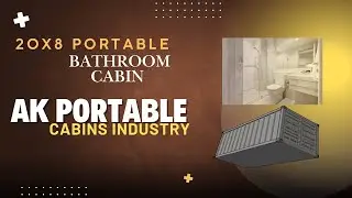 20x8 portable washroom cabin primium quality #portable #portablecabins #portablebathroom