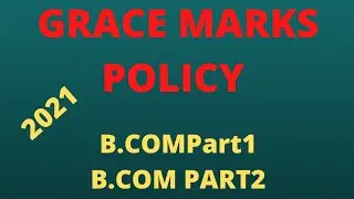 Grace Marks Policy For B.Com
