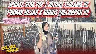 UPDATE STOK UNIT PCP ‼️1JT SUDAH FREE TELESCOPE || PROMO SENAPAN ANGIN TERBARU 2026!!!