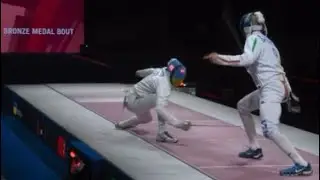 Foot Hits Galore!! Tokyo Olympics | Bronze | Igor Reizlin 🇺🇦 v Andrea Santarelli 🇮🇹 | Men&rsquo;s Epee