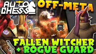 Rogue Guard (new LEGENDARY DEMON) + Off Meta Fallen Witcher Build = GOOD? | Auto Chess Mobile