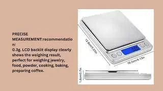 kitchen Food Scale -Digital Kitchen Scale 3000g/ 0.1g Small Jewelry Scale Food Scales