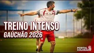 Inter treina em dois períodos e intensifica a pré-temporada no CT Parque Gigante 🔴⚪