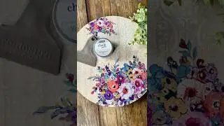Watch This Transformation Using H2O Transfers And Chalk Paste: Now A Stylish Decor Accessory! #decor