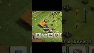 Th 1 with cc               # clashofclans#supercell#th1#new#shorts #th1