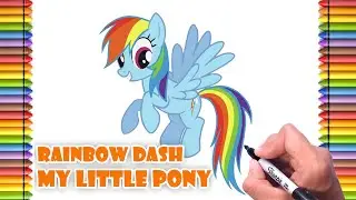 How to Draw My Little Pony Rainbow Dash