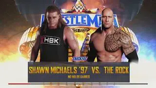WWE 2K18 (PS4) Shawn Michaels vs The Rock Dream Match