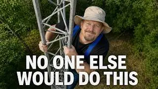 Building a 35-Foot Comms Tower With No Concrete - Off Grid Wilderness [Ep4]