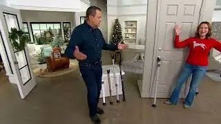 Sabre Adjustable Door Security Bar with Alarm on QVC