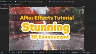 Create A 3d Environment With Just One Image In After Effects 2023 | After Effects Tutorial 2023