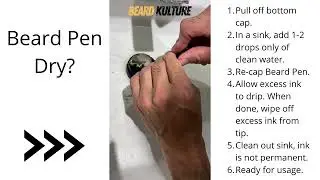 How To Fix A Dry Beard Pen
