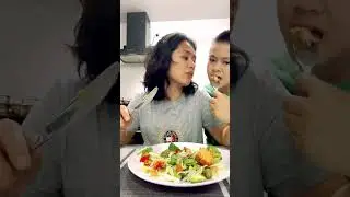 Куриный шницель + салат #minimukbang #food #cooking #omad #eating #chickenrecipes