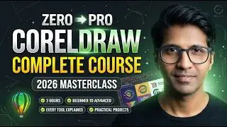 Learn CorelDraw 2026 in Only 3 Hour | Full Course 🚀