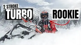 Rookie Rents a 2 Stroke Turbo Mountain Sled!