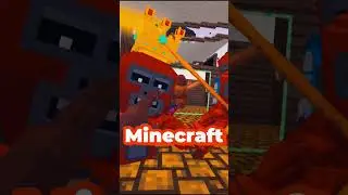 Now it's very easy to play Minecraft in VR !! #minecraft #minecraftmovie #animalblocks #gtag