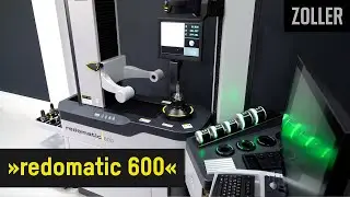 ZOLLER &raquo;redomatic 600&laquo; &ndash; Presetting and measuring machine with integrated tool heat shrink system