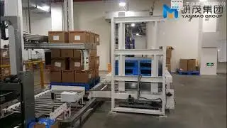 Palletizer with   pallet dispense from Yanmao