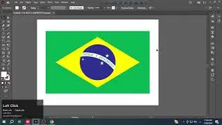 Brazil Flag Design in Adobe Illustrator #brazil #flag #graphicdesign #tutorial #adobeillustrator