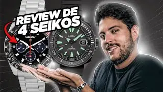 Recebi QUATRO rel&oacute;gios da SEIKO e fui descobrir quais s&atilde;o!