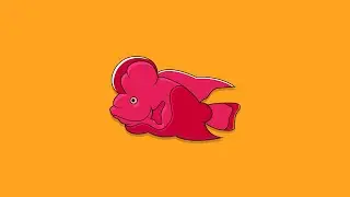 Vector Cartoon Fish Illustraton