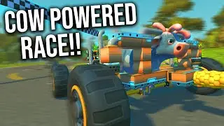 WHO HAS THE FASTEST COW in SCRAP MECHANICS?!!