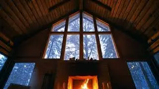 Winter Cabin Serenity &ndash; Fireplace Sounds for Relaxation & Meditation | Fireplace for Stress Release