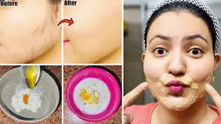 Facial Hair अनचाहे बालो से पाएं जड़ से छुटकारा हमेशा के लिए सिर्फ 7 दिनों में | Crystal Clear Face💕