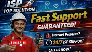 Internet Problem One Call, Instant Solution  Fast ISP Support ,ISP TOP SOLUTION By Lalon #isp