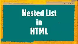 HTML | Nested List